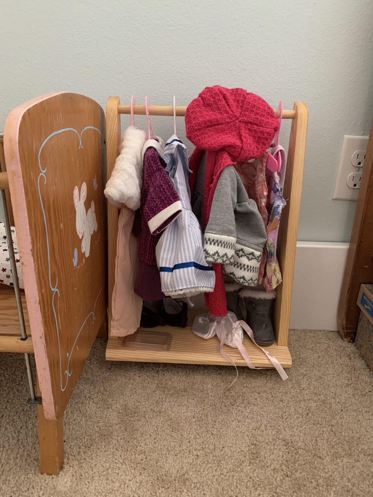 Doll Clothes Rack